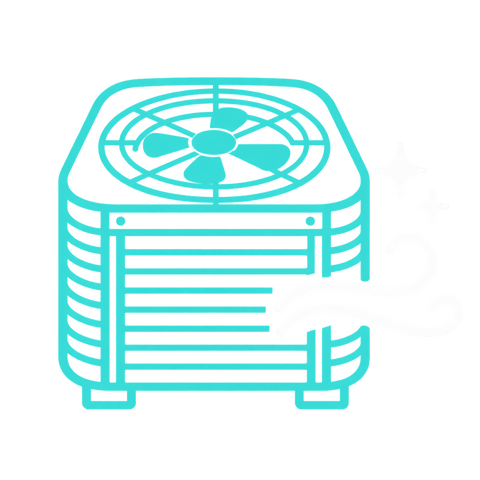 AC condenser cleaning icon